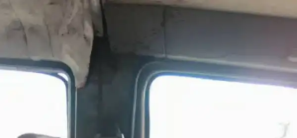 Graphic photos: Commercial bus driver allegedly shot dead by police officers in Lagos